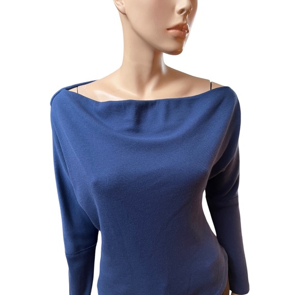 Free People We the Free Main Squeeze Off the Shoulder Slouchy Sweater Sz Medium - Picture 5 of 11